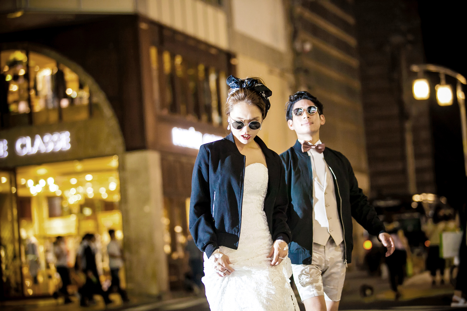 名古屋 ロケーション前撮り 夕暮れ 撮影