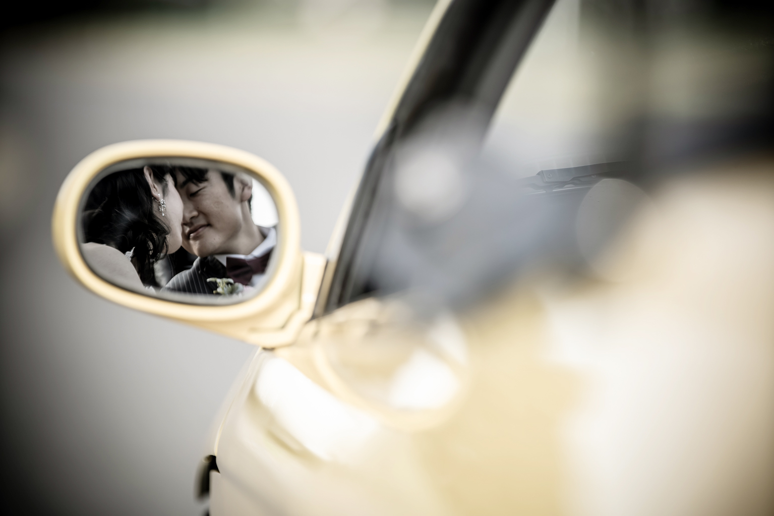 名古屋 洋装前撮り 海辺でのフォトウェディング