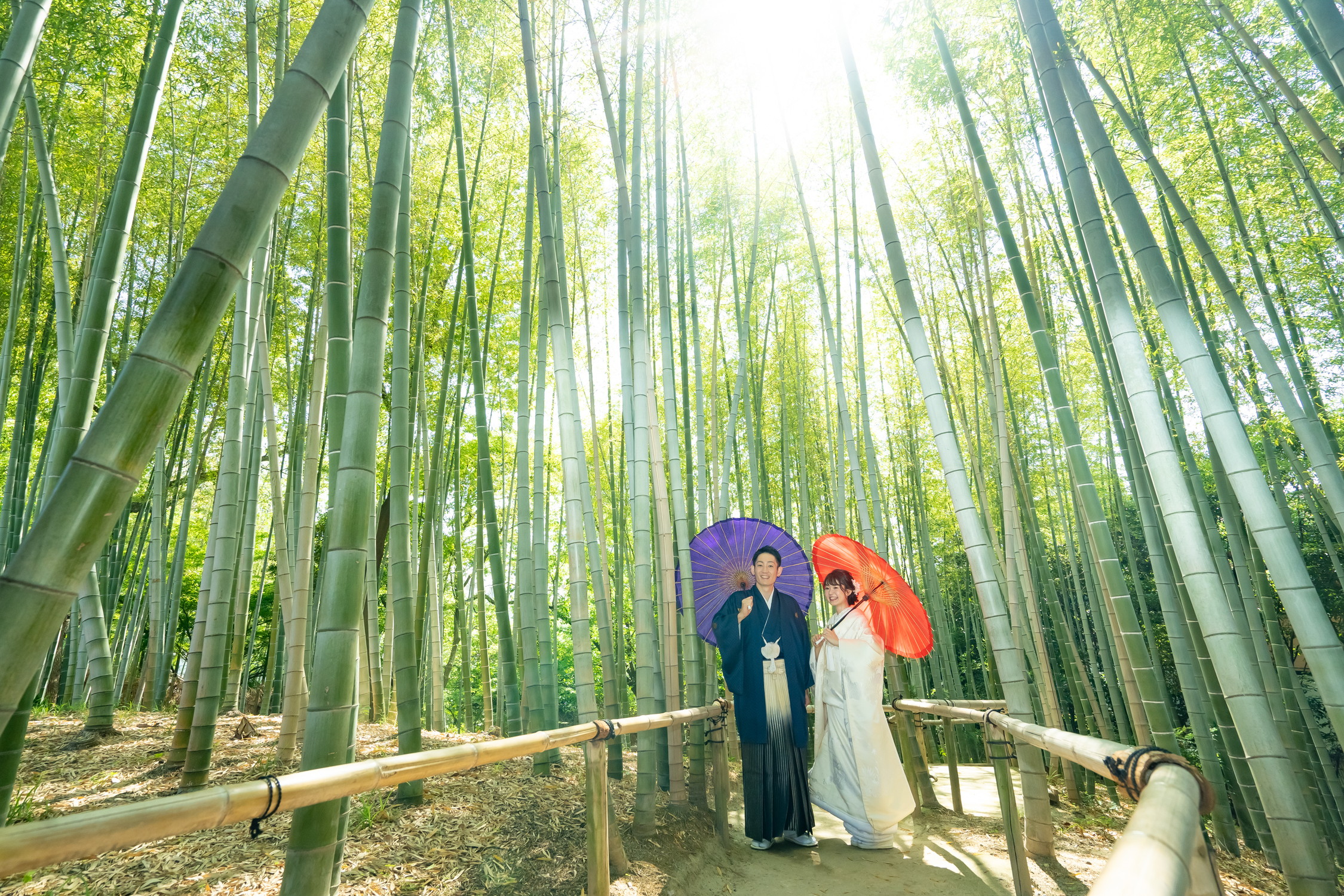 名古屋フォトスタジオで和装前撮りロケーションフォトは白鳥庭園にて｜サンライズデジタル