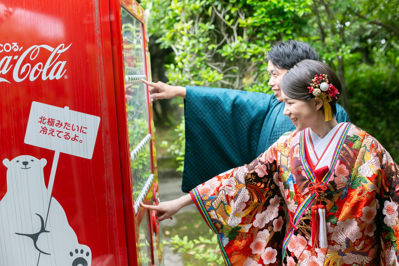名古屋東山荘での和装前撮り｜オフショット