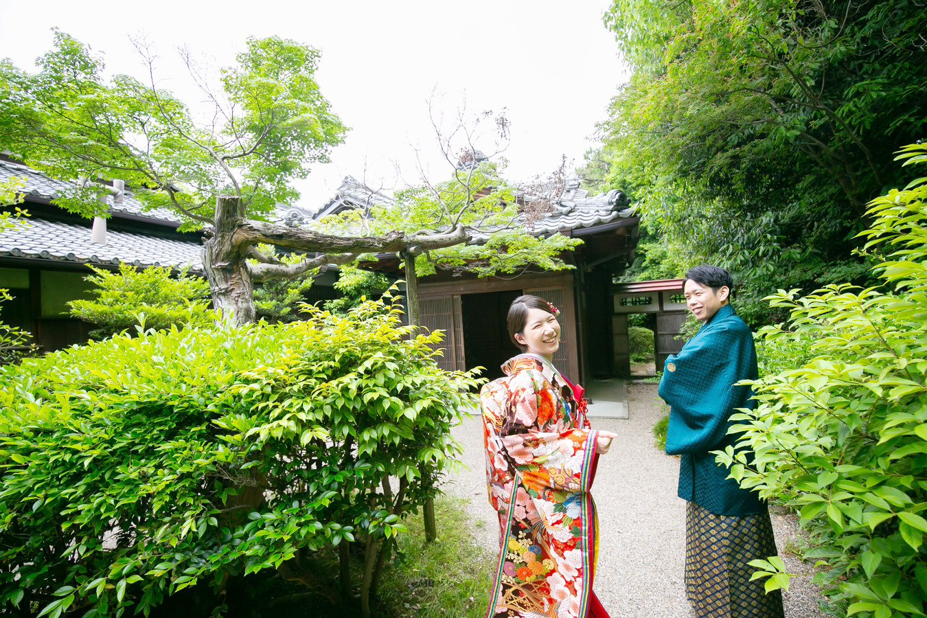 名古屋東山荘での和装前撮り｜振り返り