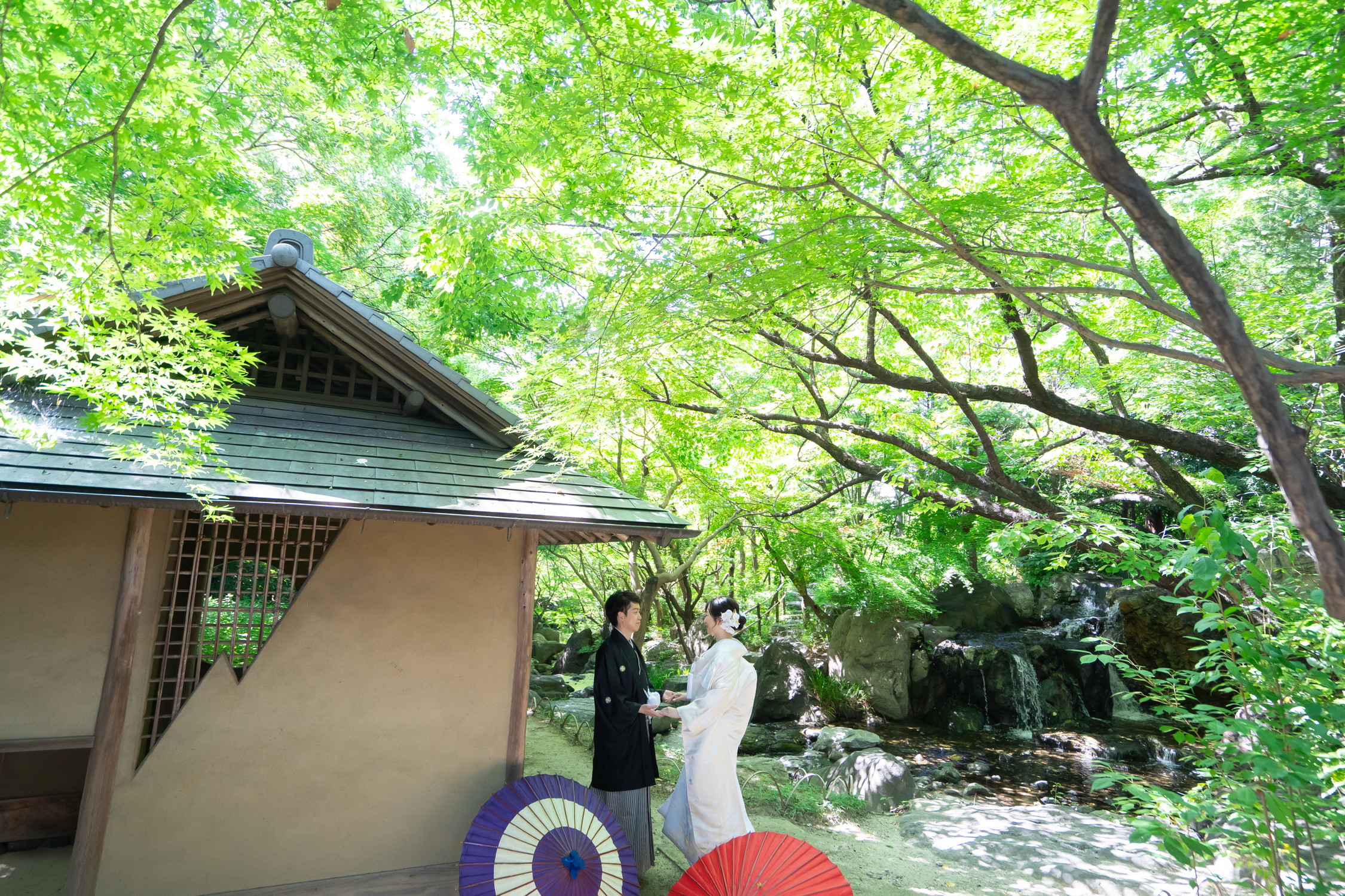 名古屋和装前撮りは白鳥庭園ロケーションフォト|フォトスタジオサンライズデジタル