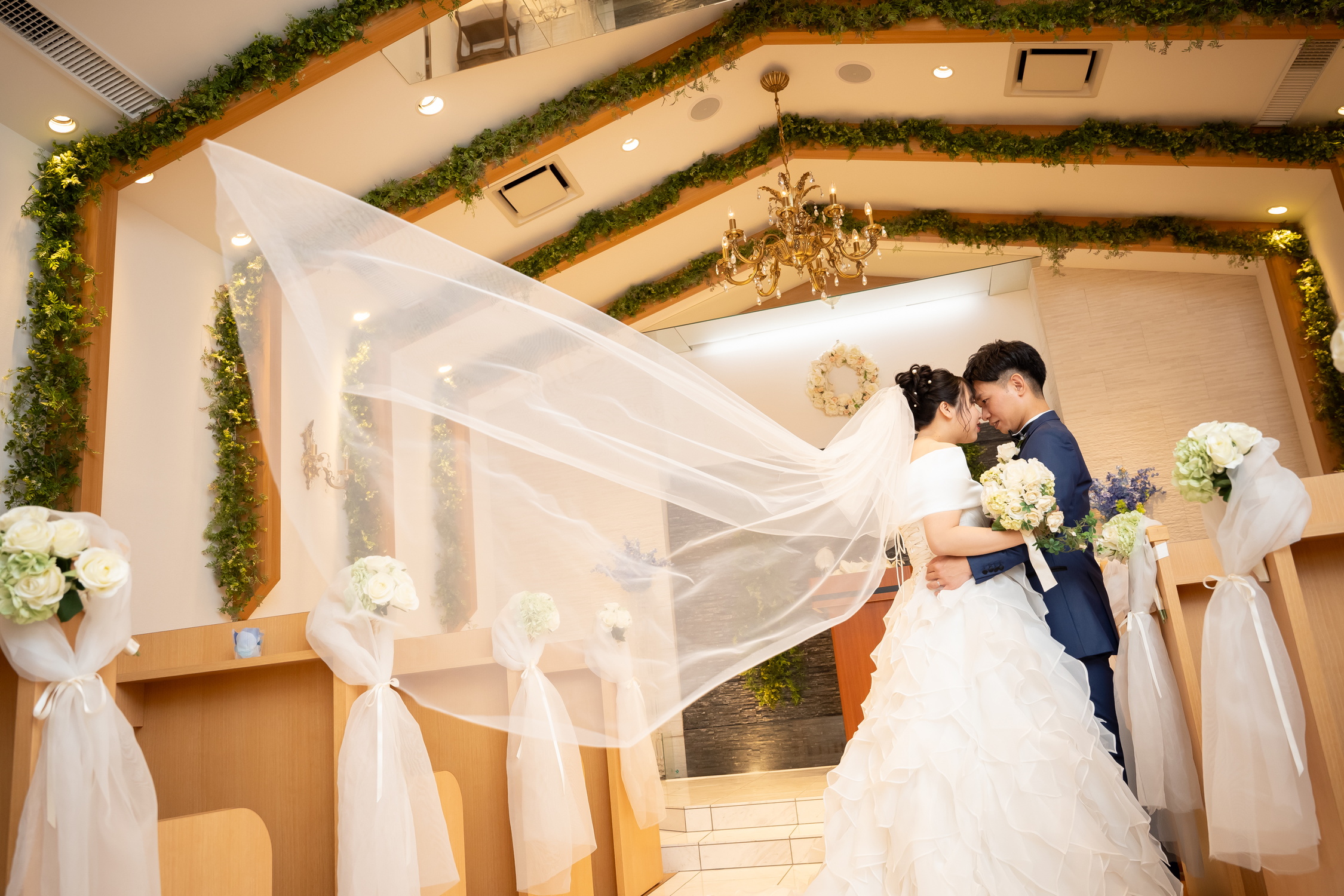 家族とフォトウェディング　チャペルフォト名古屋サンライズデジタル