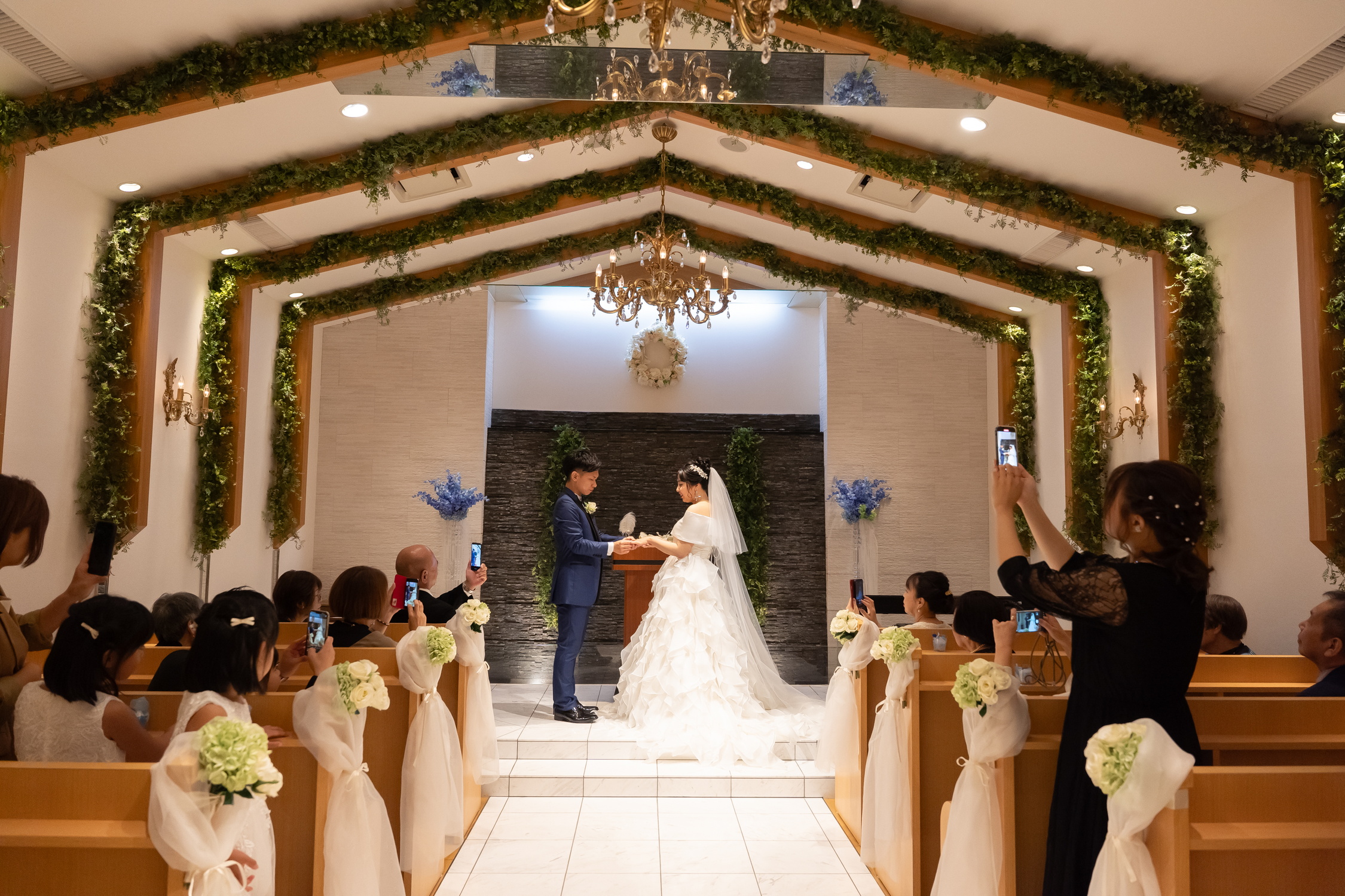 指輪交換シーン撮影　フォトウェディング名古屋 サンライズデジタル