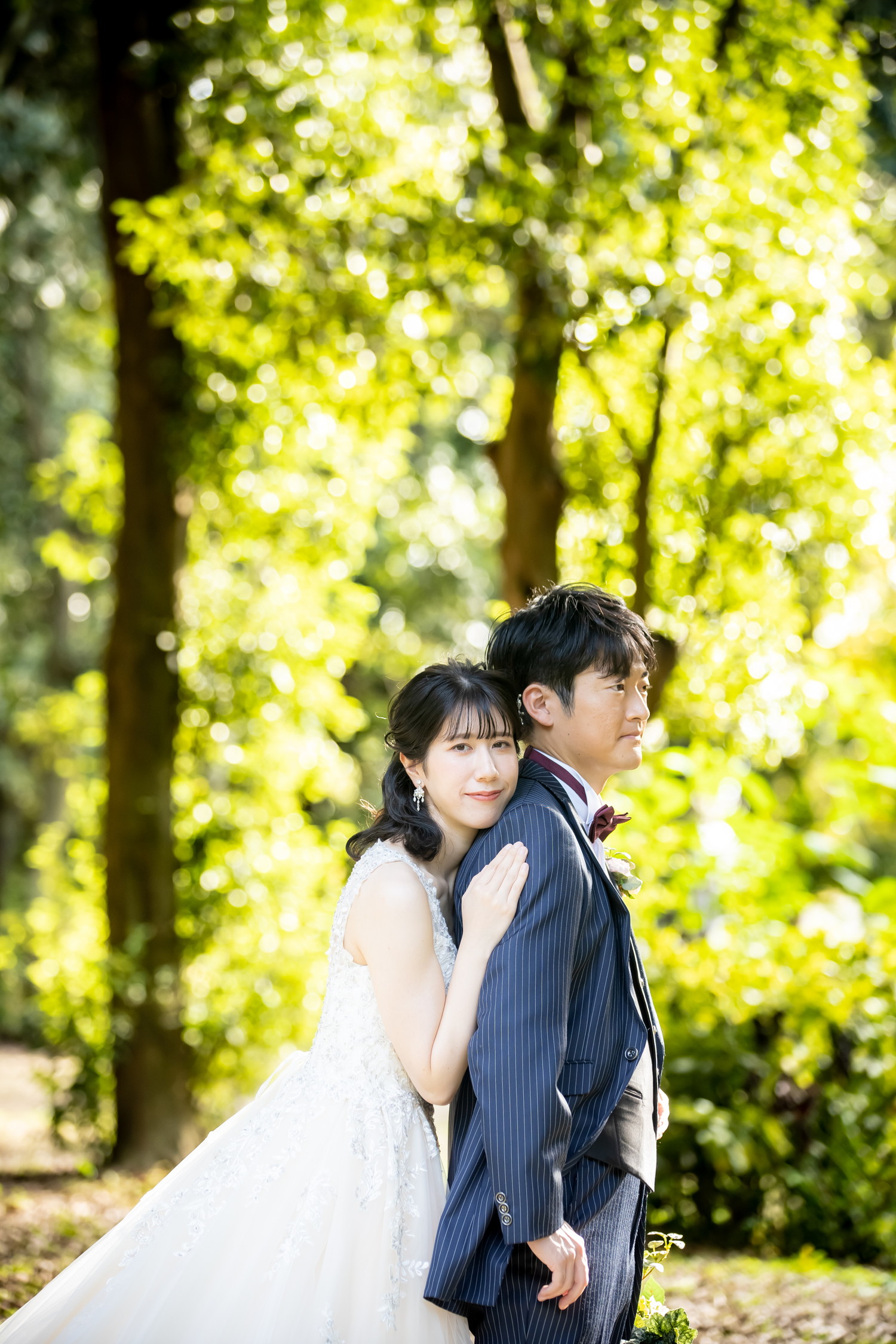 フォトスタジオ前撮りロケーションフォトは名古屋の庄内緑地公園